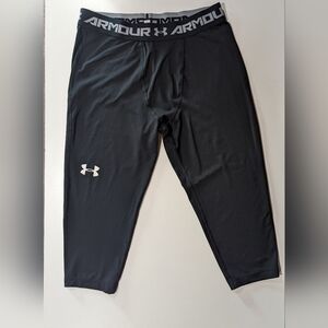 Under Armour HeatGear Compression Pants Men's Black Large?